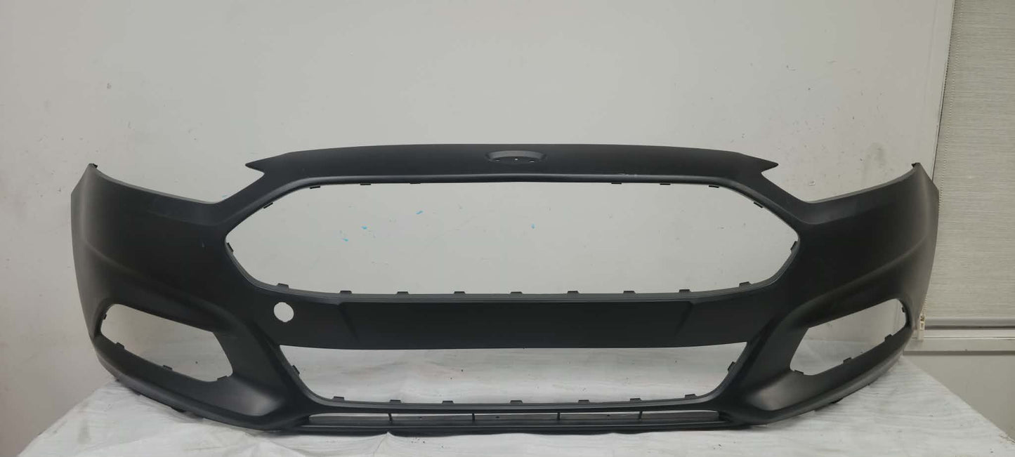 Ford Fusion Front Bumper Cover 2013-2016  W/ Tow Hook, W/O Park Assist- Primed SE, Titanium, S, Hybrid, Energi