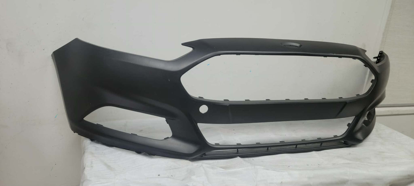 Ford Fusion Front Bumper Cover 2013-2016  W/ Tow Hook, W/O Park Assist- Primed SE, Titanium, S, Hybrid, Energi