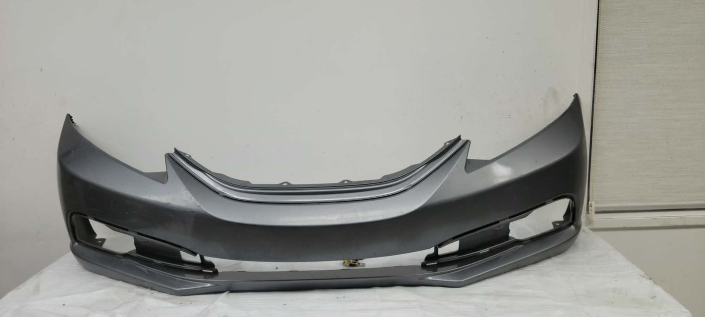 HONDA CIVIC 2013-2015 Front bumper cover Sedan; prime SILVER GREY