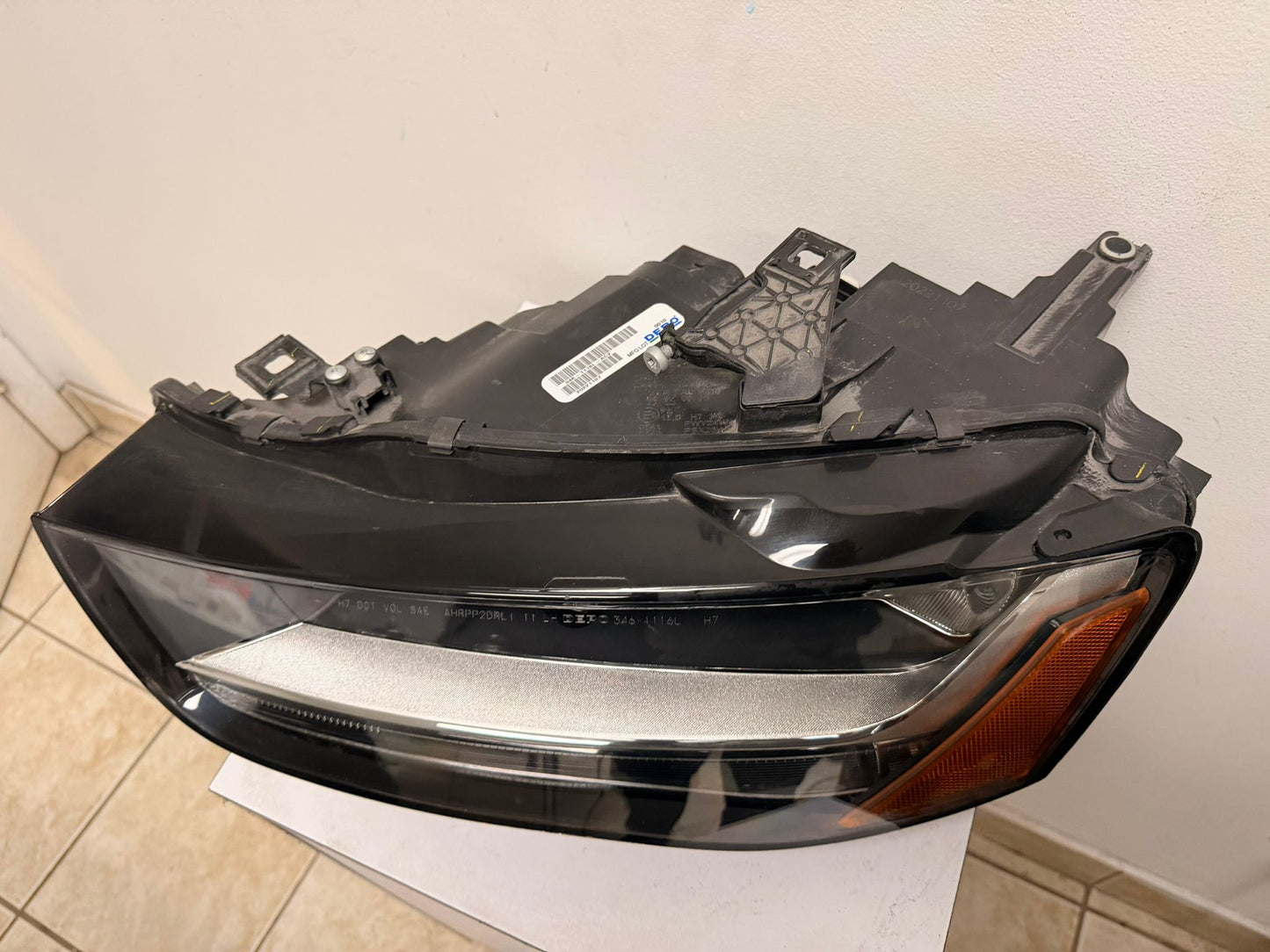AUDI A4 2012-2016 DRIVER Headlamp assy composite Halogen; From 5-12