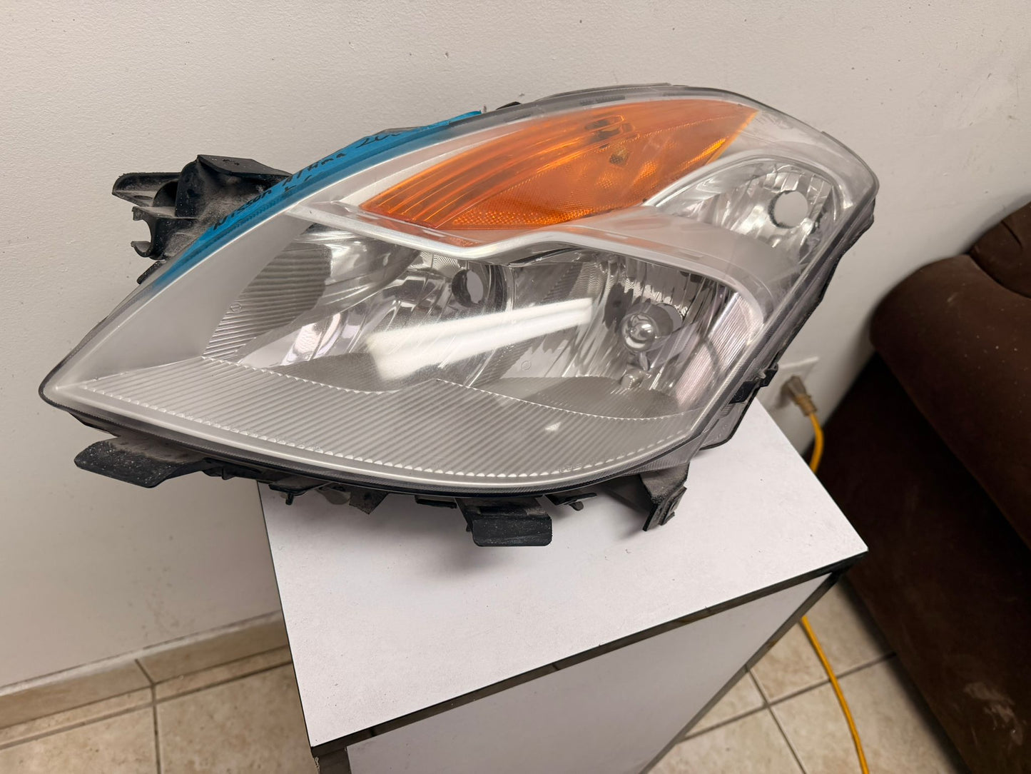 NISSAN ALTIMA 2008-2009 COUPE DRIVER HEADLAMP HALOGEN