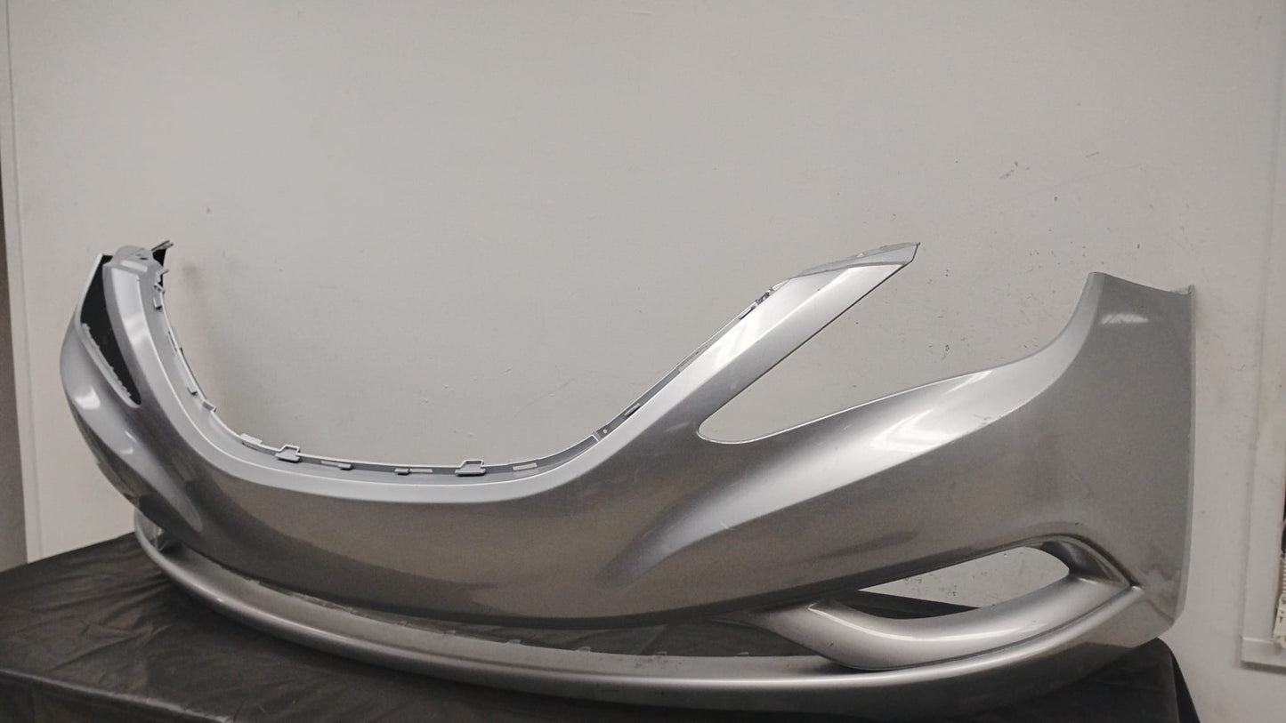 HYUNDAI SONATA 2011-2013 Front bumper cover Exc HYBRID; prime SILVER COLOR