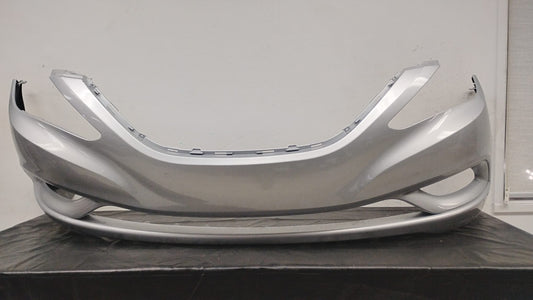 HYUNDAI SONATA 2011-2013 Front bumper cover Exc HYBRID; prime SILVER COLOR