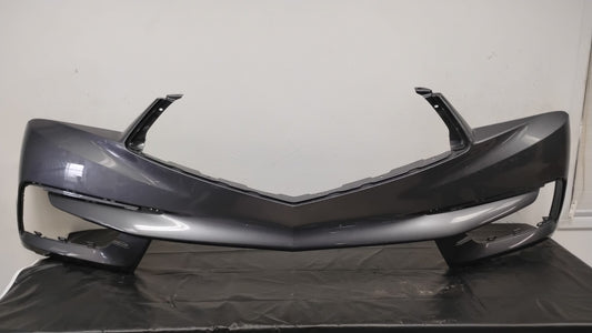 ACURA MDX 2017-2020 Front bumper cover SILVER GREY  w/o H/Lamp Washers; w/o Parking Sensors; prime