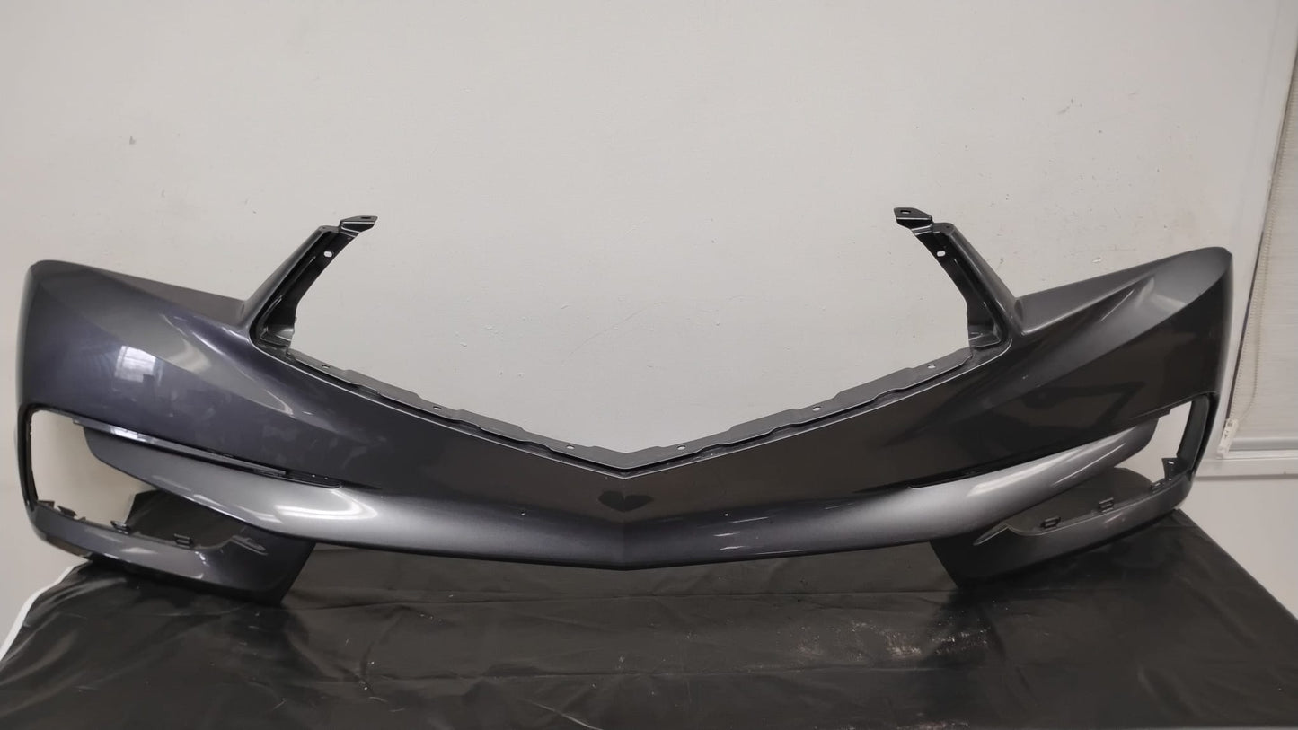 ACURA MDX 2017-2020 Front bumper cover SILVER GREY  w/o H/Lamp Washers; w/o Parking Sensors; prime