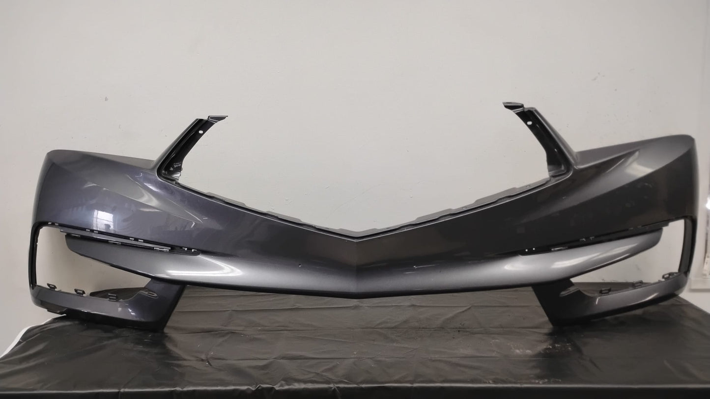 ACURA MDX 2017-2020 Front bumper cover SILVER GREY  w/o H/Lamp Washers; w/o Parking Sensors; prime