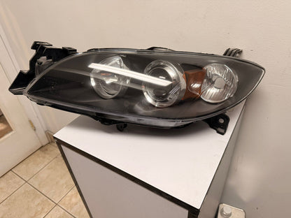 MAZDA 3 2004-2009 Driver Headlamp lens/housing Sedan; Halogen