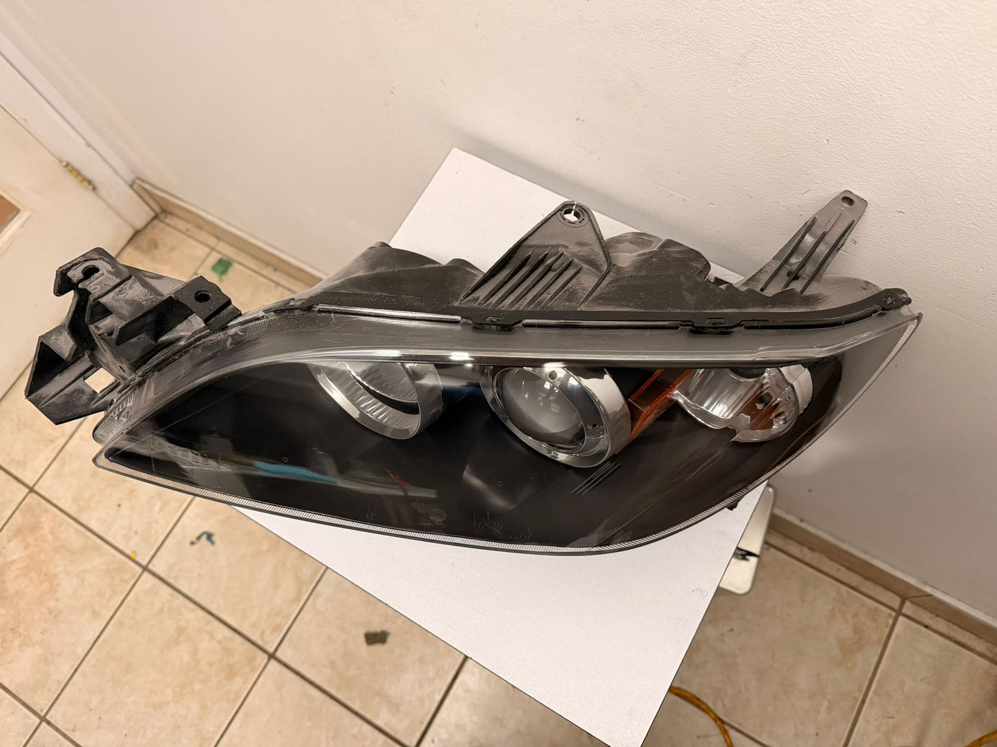 MAZDA 3 2004-2009 Driver Headlamp lens/housing Sedan; Halogen