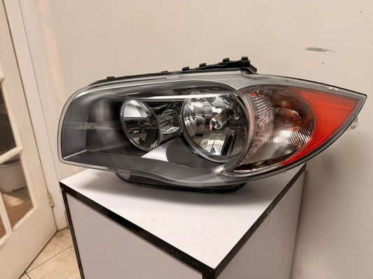 BMW 128i 2008-2012 Driver Headlamp lens/housing E88/Halogen/Convertible