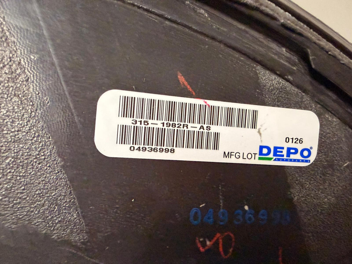 NISSAN MAXIMA 2012-2014 Driver Taillamp