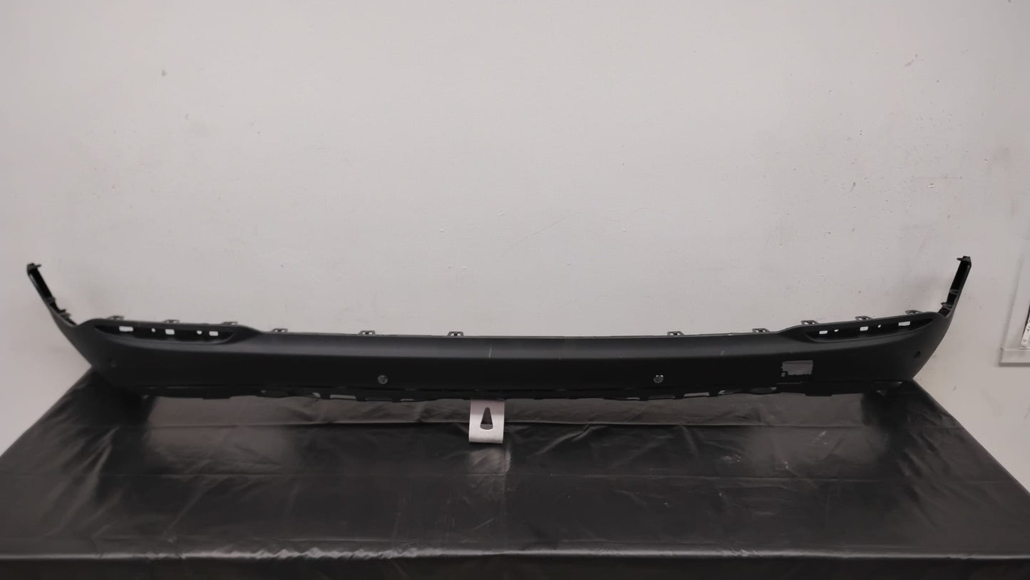 MERCEDEZ BENZ GLC300 2016-2019 Rear bumper cover lower X253; SUV; w/o AMG Styling Pkg; w/Active Park Assist; w/Reflector Holes