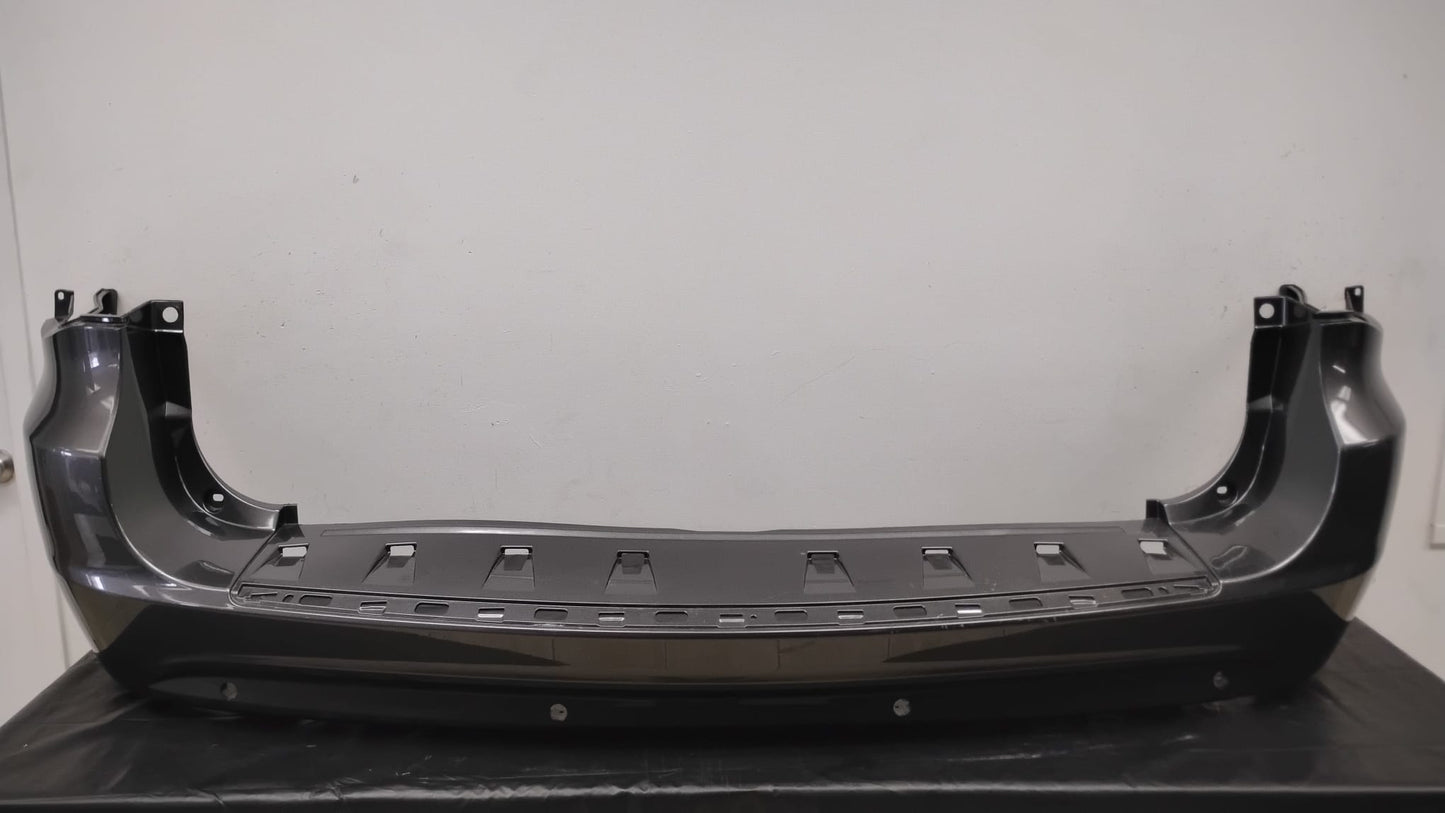 CHRYSLER TOWN & COUNTRY 2011-2016 Rear bumper cover w/Blind Spot Sensor; prime SILVER GREY