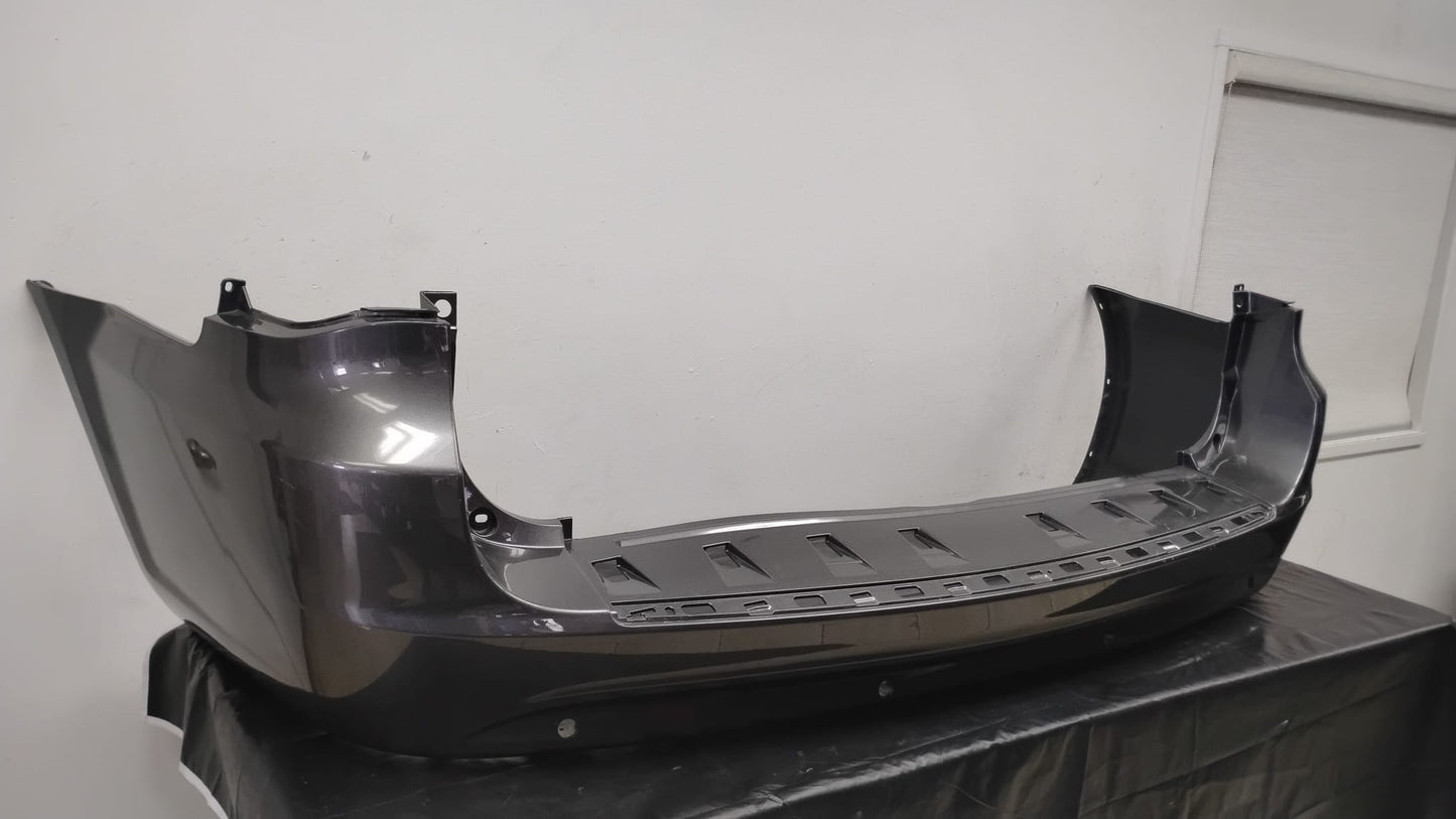 CHRYSLER TOWN & COUNTRY 2011-2016 Rear bumper cover w/Blind Spot Sensor; prime SILVER GREY