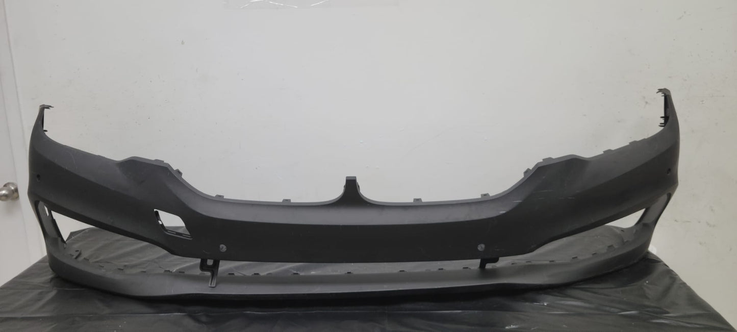 BMW 530e/530i/540i 2017-2020 Front bumper cover G30; Sedan; w/o M Pkg; w/PDC; w/Park Assist; prime