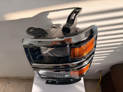CHEVROLET SILVERADO 1500 2014-2015 Driver Headlamp assy composite LT|W/T; Halogen