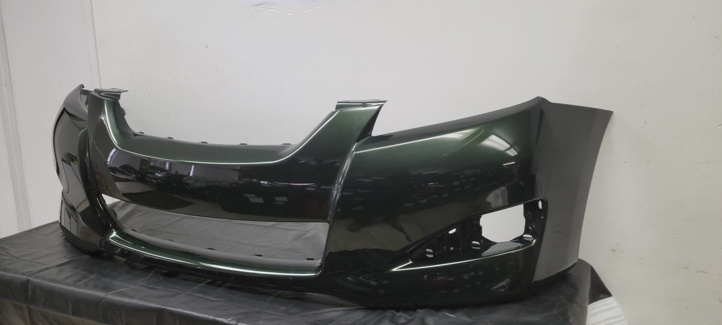 TOYOTA MATRIX 2009-2014 Front bumper GREEN COLOR cover w/o Spoiler Holes; w/o Fog Lamps; Prime; Black Canada