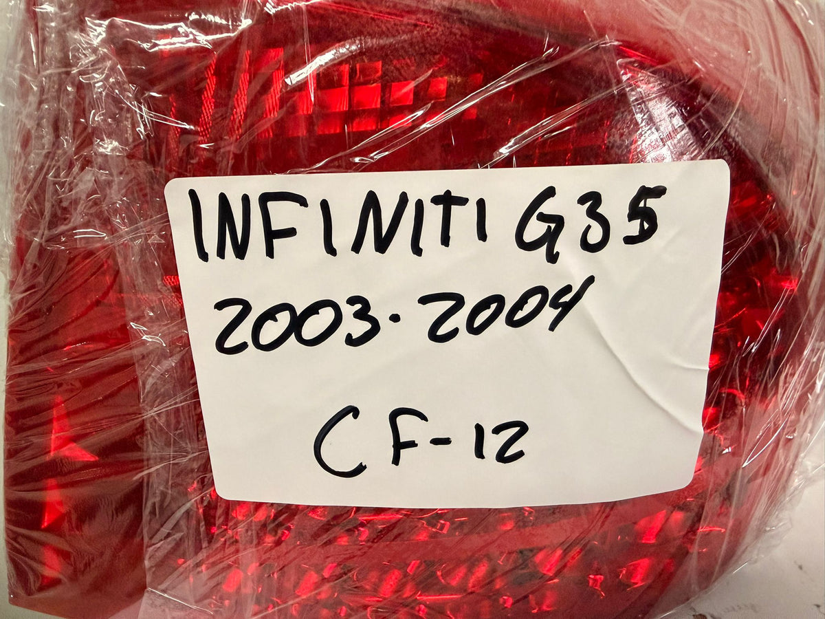INFINITI G35 TAILLAMP PASSENGER SEDAN  2003-2004