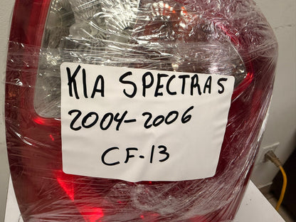 KIA SPECTRA 2004-2006 Passenger Taillamp assy 4dr sedan; new design