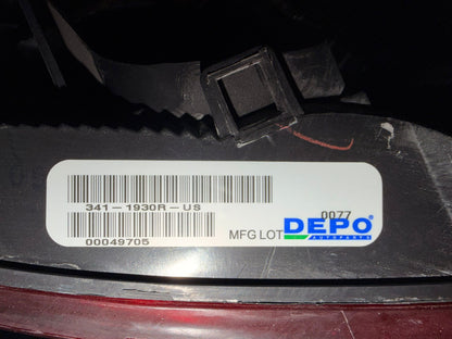 VOLKSWAGEN GOLF/GTI 2010-2014 Passenger Taillamp assy outer w/o LED Lamps; Hella Brand; Lens/Housing Only