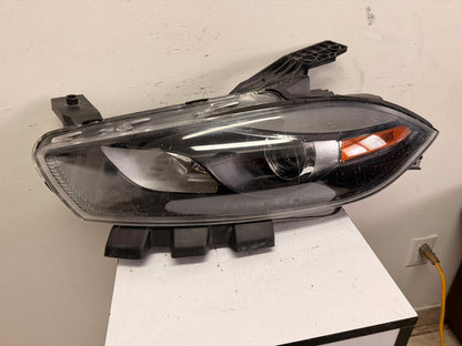 DODGE DART 2013-2015 Driver  Headlamp assy composite Black Trim