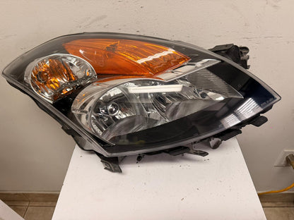 NISSAN ALTIMA 2007-2009 Passenger Headlamp assy composite Sedan; w/HID; Black Bezel