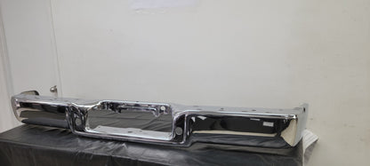 FORD F-150 2007-2008 Rear bumper face bar Styleside; w/o park sensor; from 11/30/04; bright