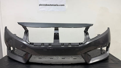 HONDA CIVIC 2016-2018 Front bumper cover SILVER GREY /Sedan