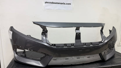 HONDA CIVIC 2016-2018 Front bumper cover SILVER GREY /Sedan