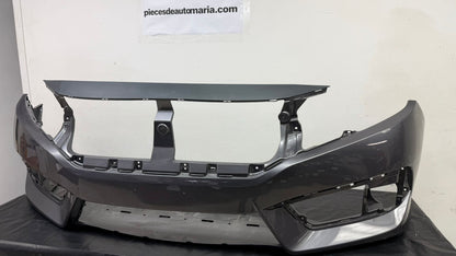 HONDA CIVIC 2016-2018 Front bumper cover SILVER GREY /Sedan