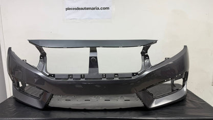HONDA CIVIC 2016-2018 Front bumper cover SILVER GREY /Sedan