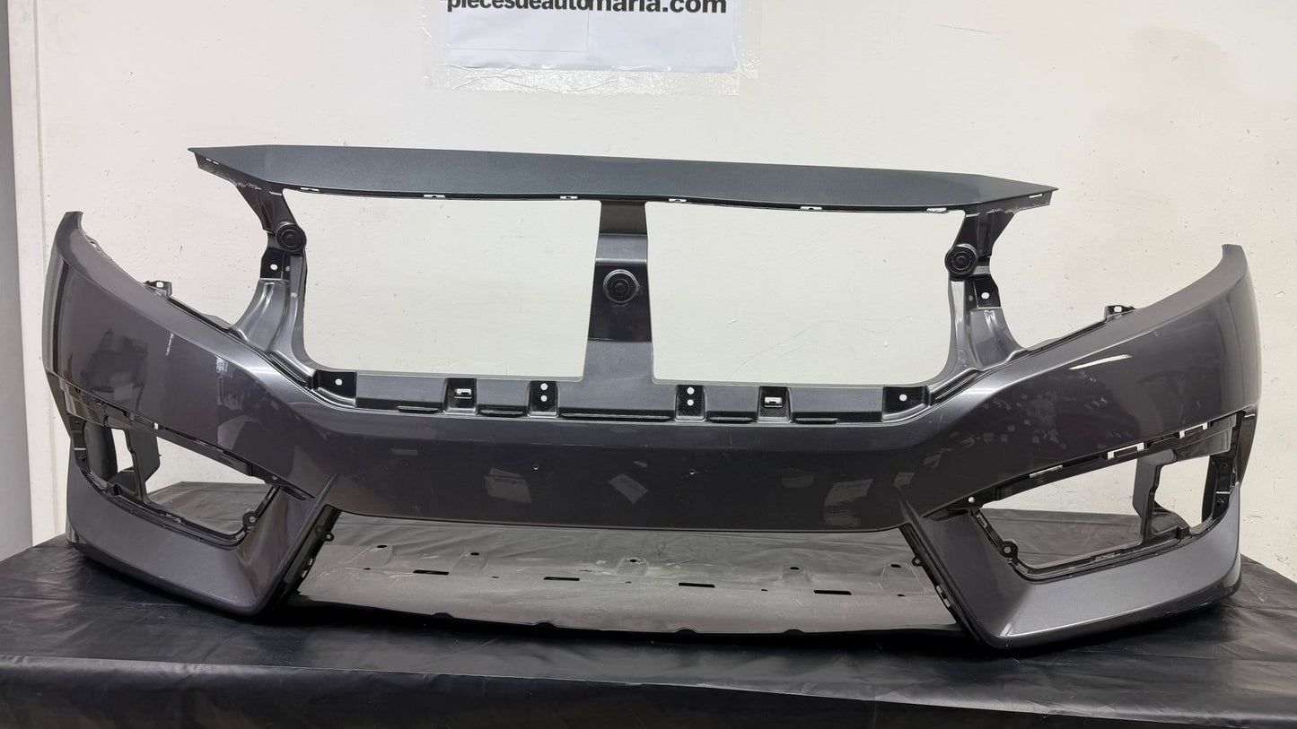 HONDA CIVIC 2016-2018 Front bumper cover SILVER GREY /Sedan