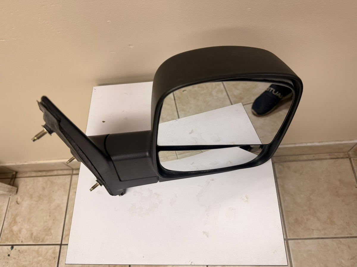 CHEVROLET/GMC EXPRESS 1500/2500/3500/SAVANA 1500 /2008-2021 Passenger Mirror outside rear view Manual; Foldaway; Textured Black