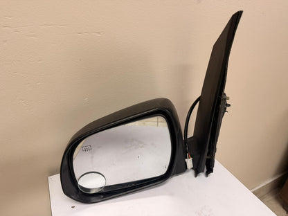 TOYOTA SIENNA 2011-2014 Driver Mirror outside rear view Power; w/o Memory; Flat Black; Textured