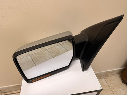 FORD F-150 2011-2014 Driver Mirror outside rear view Power; Heated; w/o Puddle Lamp; w/Memory; w/Signal; w/o Auto Dimmer; Chrome