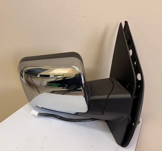 INFINITI/NISSAN QX56/ARMADA/PATHFINDER ARMADA/TITAN 2004-2015 Passenger Mirror outside rear view Power Heated w/Chrme Cover (SE Mdel w/o Big Tow Pkg)