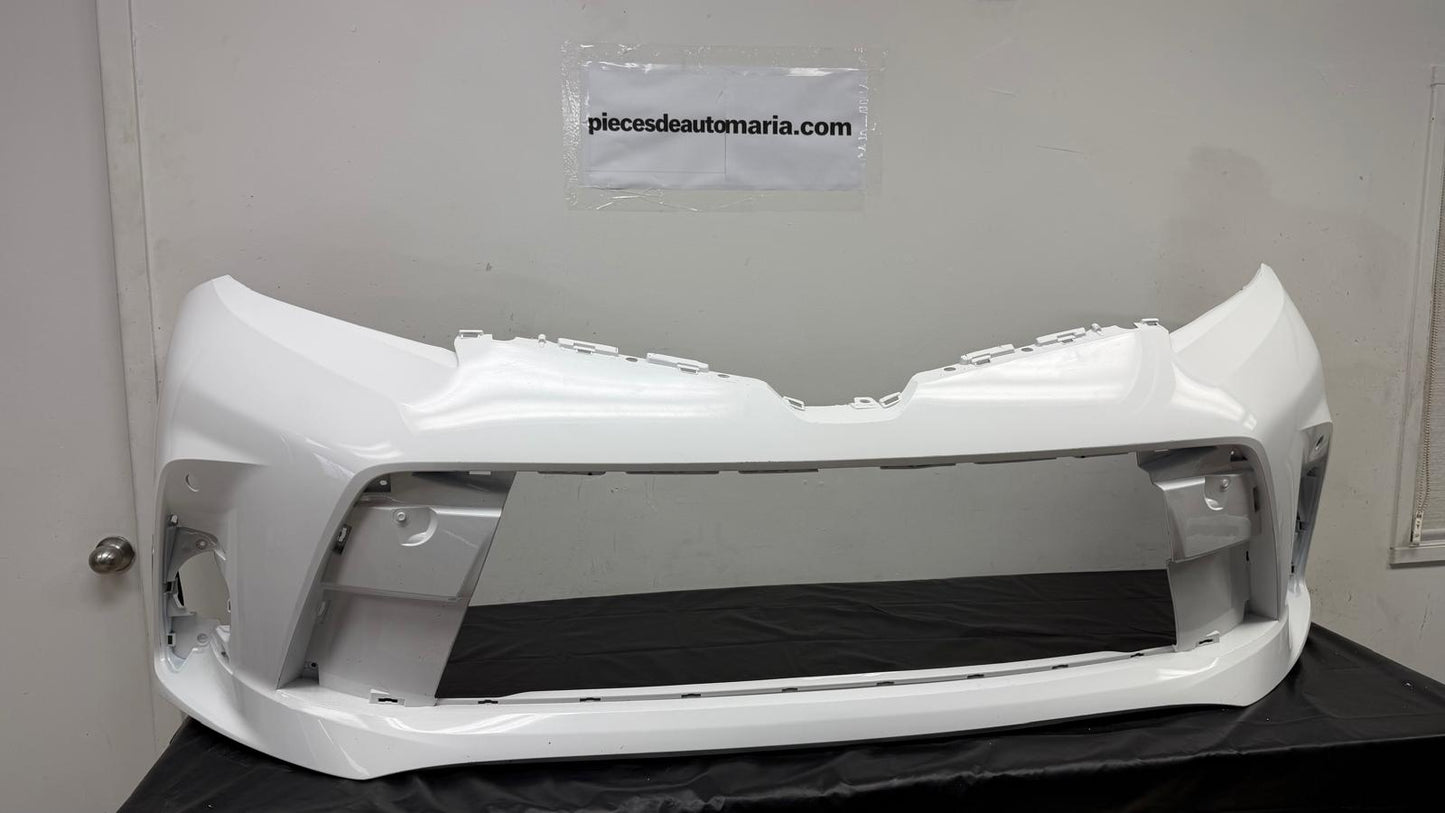 TOYOTA SIENNA 2018-2020 Front bumper cover | L|LE|XLE; w/Park Distance Sensors
