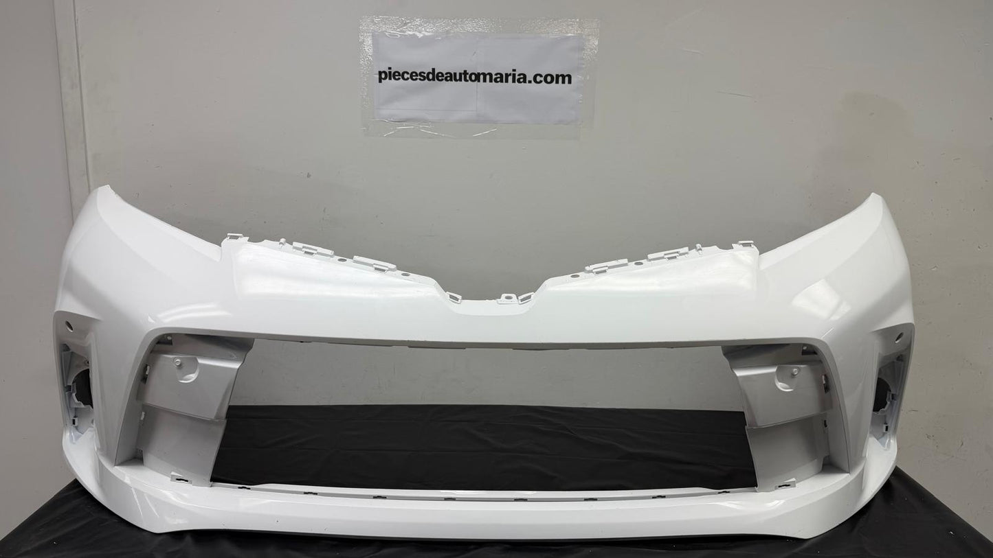 TOYOTA SIENNA 2018-2020 Front bumper cover | L|LE|XLE; w/Park Distance Sensors