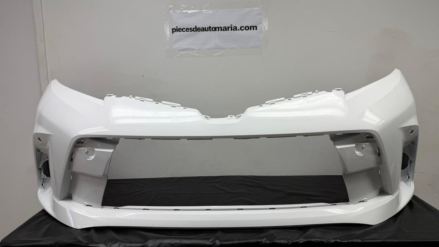 TOYOTA SIENNA 2018-2020 Front bumper cover | L|LE|XLE; w/Park Distance Sensors