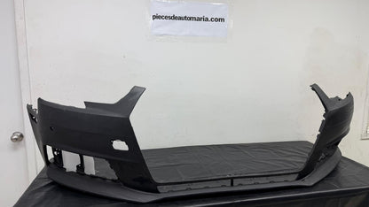 AUDI A4 2017-2018 Front bumper cover | w/o S-Line Pkg; w/o H/L Washers; w/o Parallel Park; w/Parking Aid