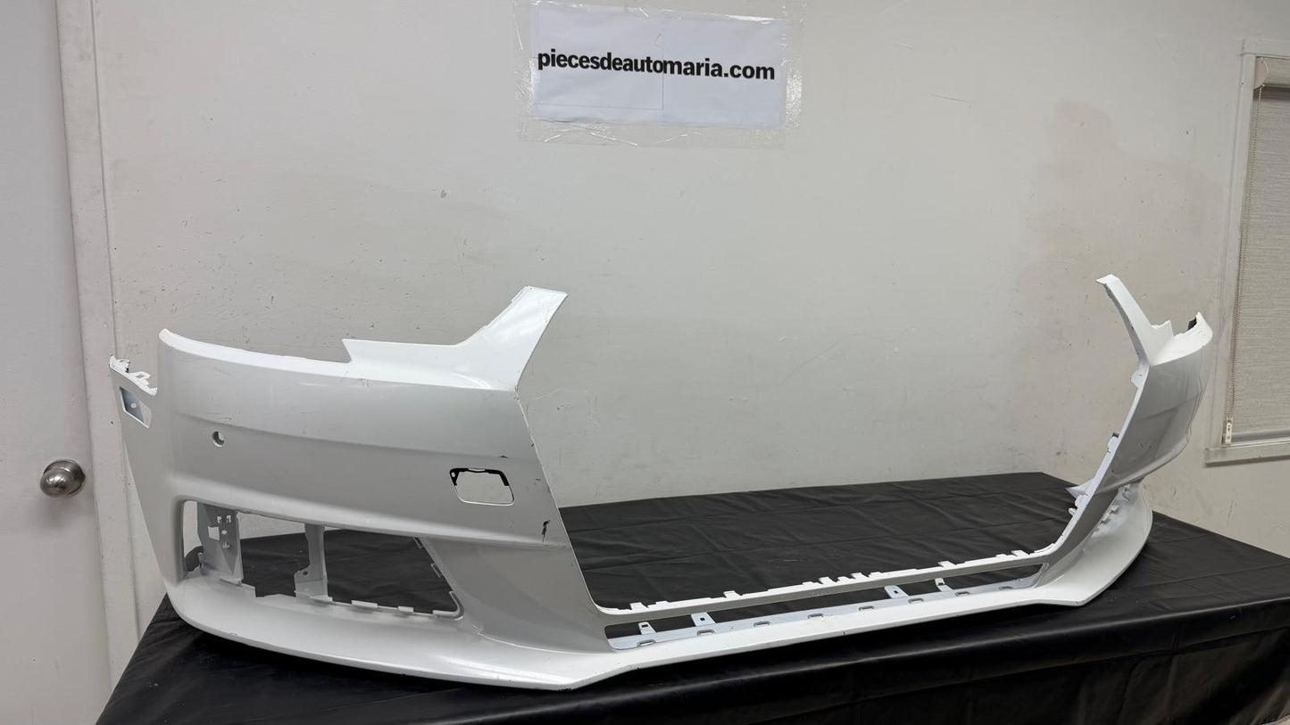 AUDI A4 2017-2018 Front bumper cover | w/o S-Line Pkg; w/o H/L Washers; w/o Parallel Park; w/Parking Aid