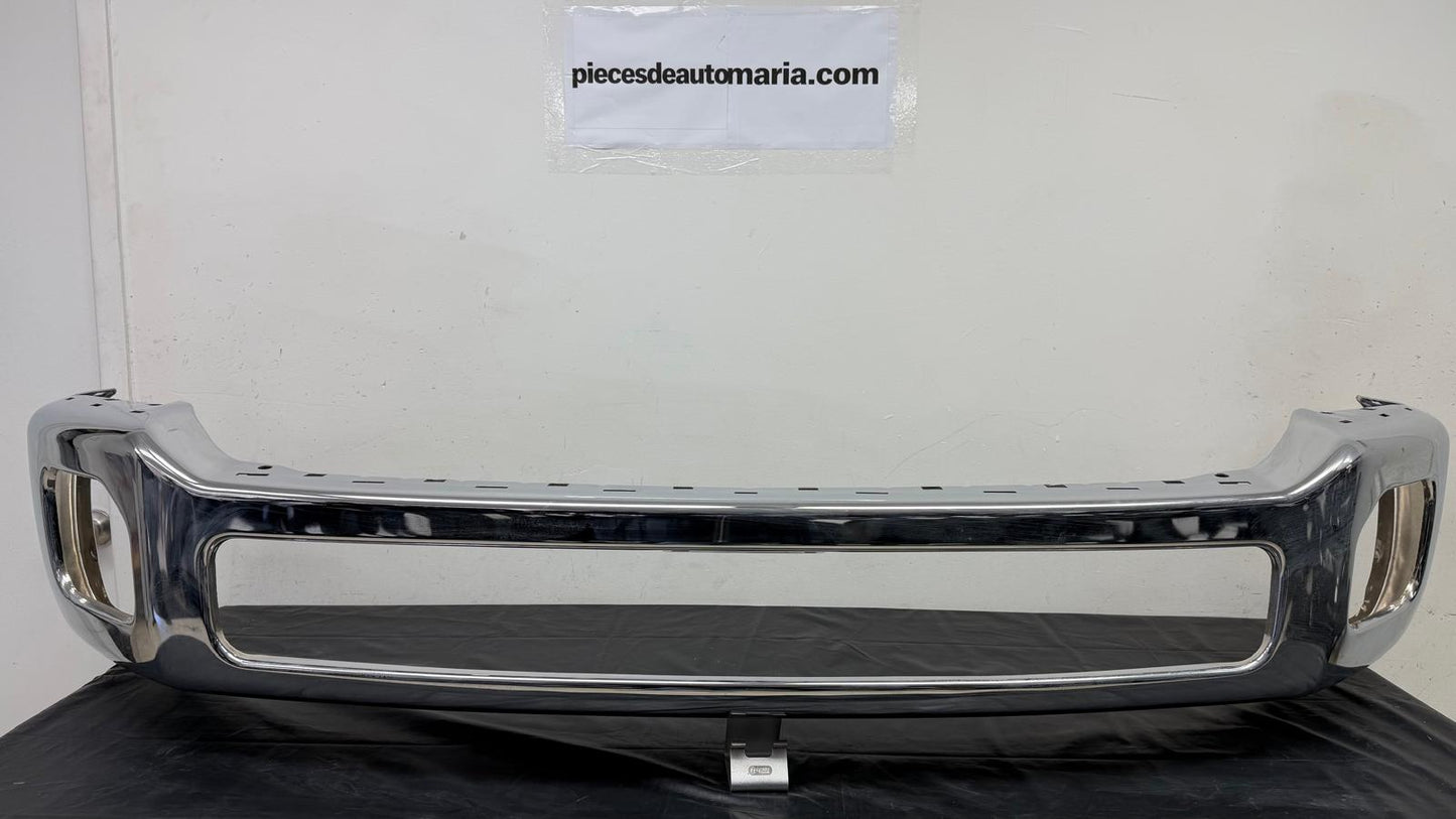 FRONT BUMPER FACE BAR CHROME W/O FLARE HOLE 2011-2016 FORD F250/350/ SUPER DUTY  / 2011-2014 F450-F550