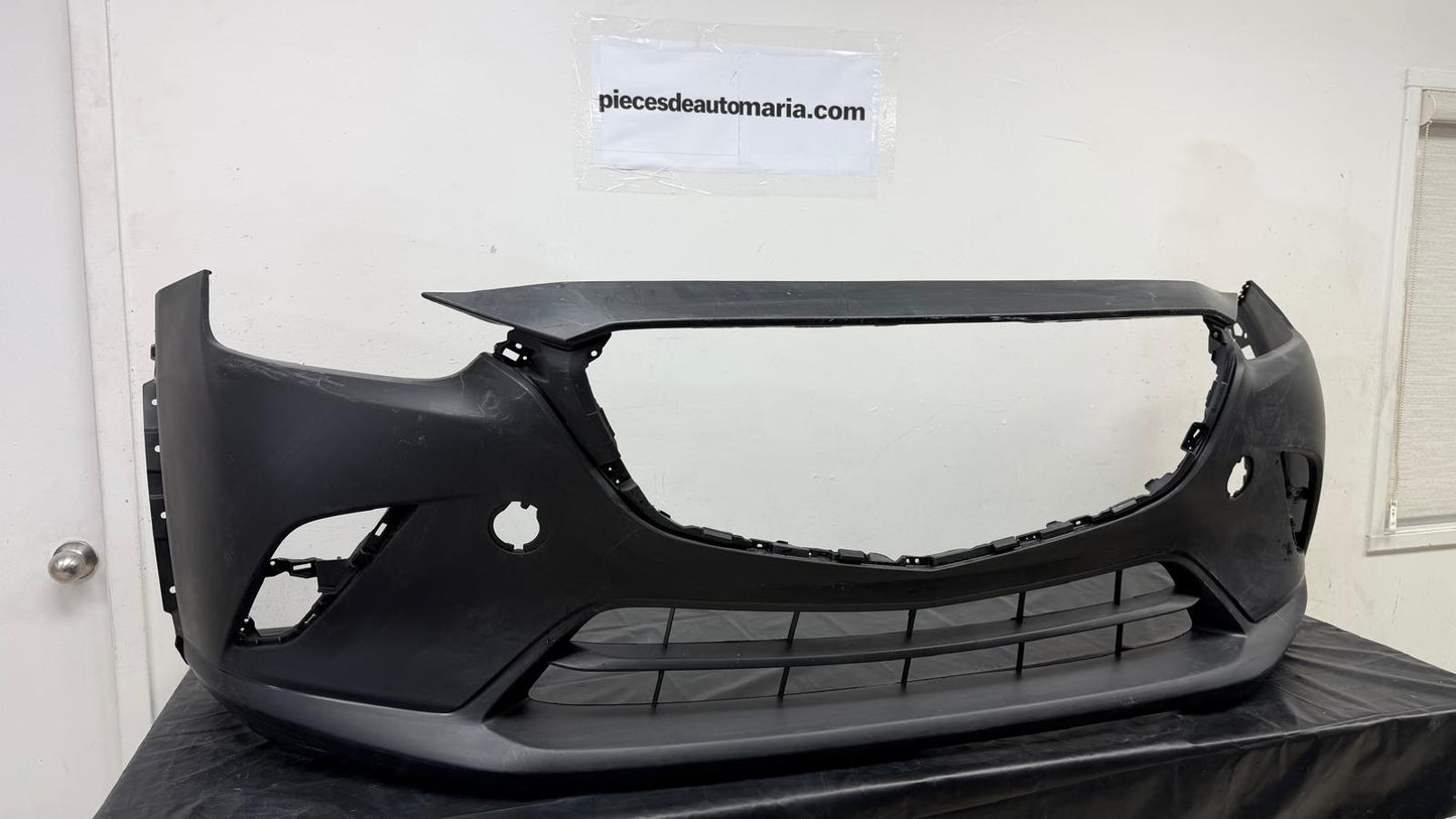 MAZDA CX-3 2016 2022 Front bumper cover w/o Chrome Mldg; Smooth Upper/Textured Center &amp; Lower; prime