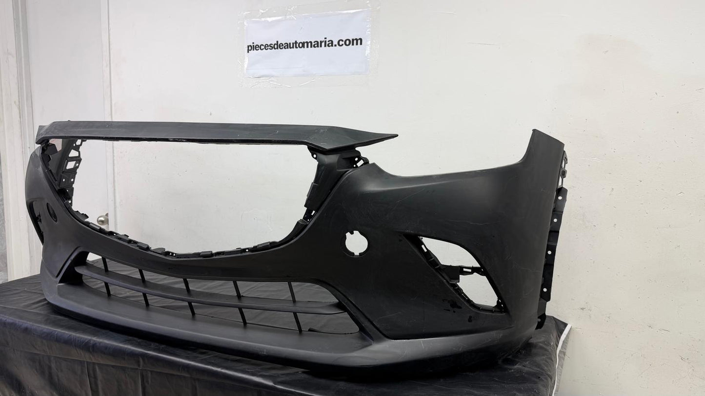 MAZDA CX-3 2016 2022 Front bumper cover w/o Chrome Mldg; Smooth Upper/Textured Center &amp; Lower; prime