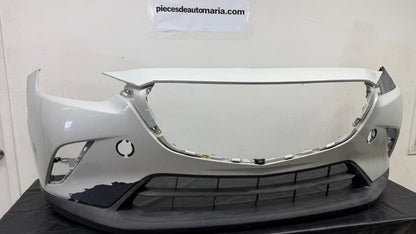 MAZDA CX-3 Front bumper cover 2016-2022 w/o Chrome Mldg; Smooth Upper/Textured Center & Lower  GREY