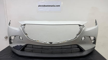 MAZDA CX-3 Front bumper cover 2016-2022 w/o Chrome Mldg; Smooth Upper/Textured Center & Lower  GREY