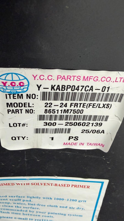 KIA FORTE 2022-2024 Front bumper cover | FE|LXS