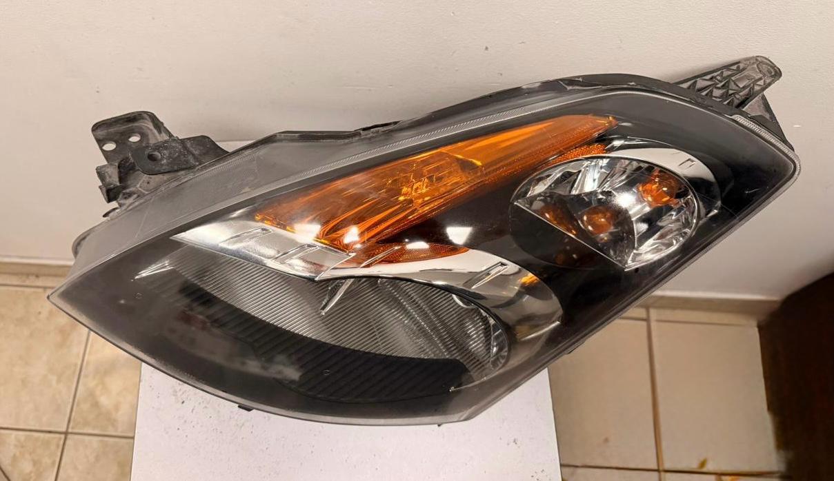 NISSAN ALTIMA 2007-2009 Driver Headlamp assy composite Sedan; w/HID; Black Bezel