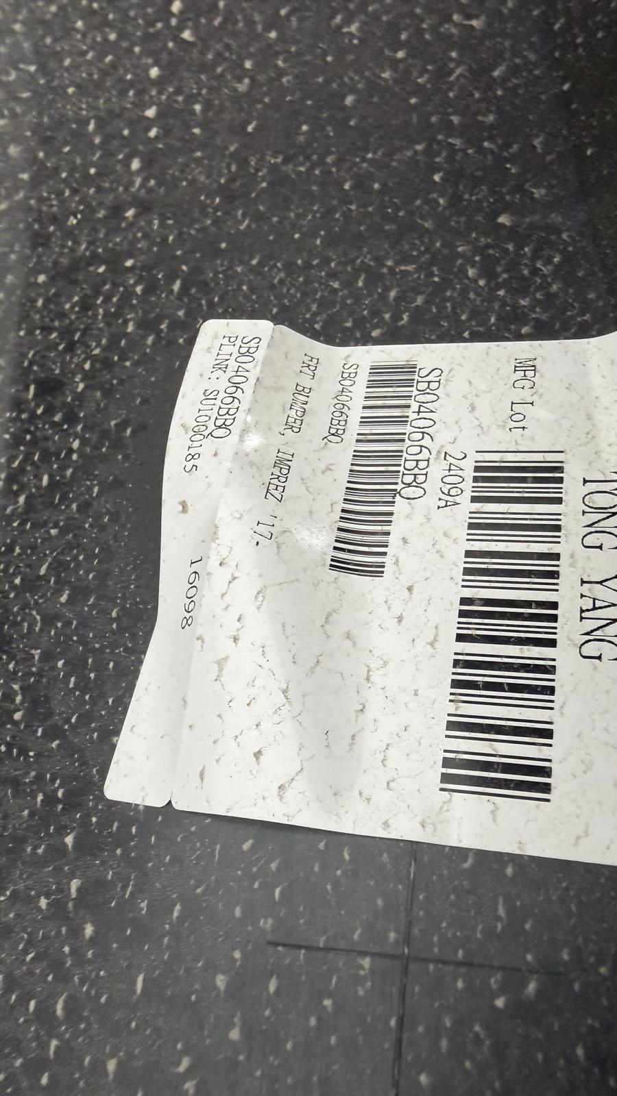 SUBARU IMPREZA 2017-2019 | Front bumper cover | Primed, Sedan | CAPA