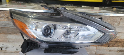 Nissan ALTIMA 2016-2018 | Passenger Headlamp assy composite | Chrome, LED, Halogen, DRL, Sedan