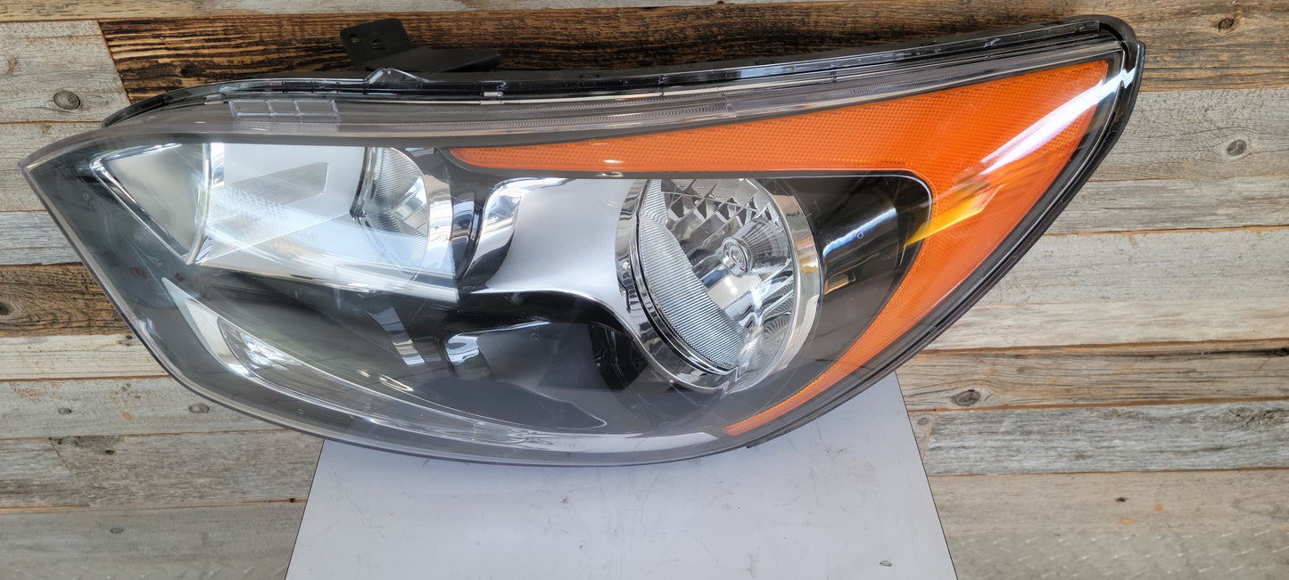 KIA RIO 2012 2017 Driver Headlamp assy composite H/B; w/o LED Position Lamp
